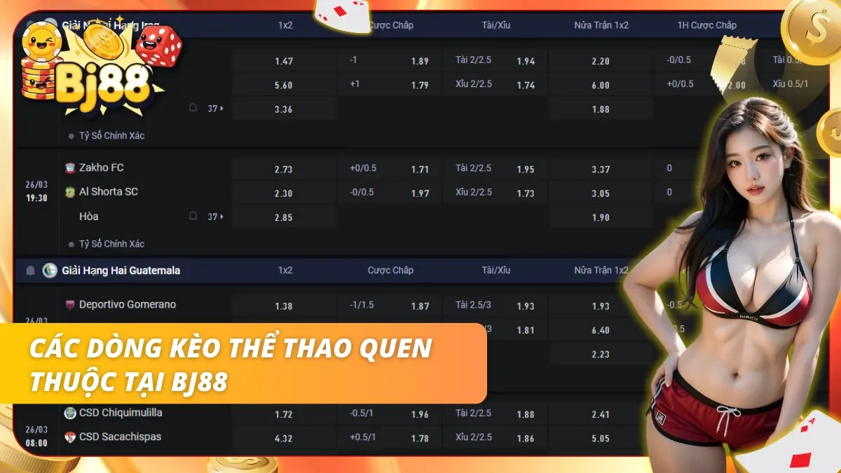 Các loại kèo phổ biến giúp khách chơi dễ làm quen nhanh